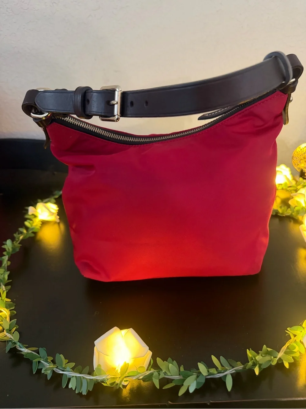 Dooney Bourke Red Shoulder Bag  - Sleek Everyday Crossbody/ Handbag
